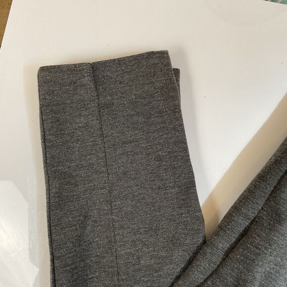 Michael Kors Charcoal Gray Seamed Zip Pockets Ponte Knit Ankle Pants, 8 - Picture 15 of 15